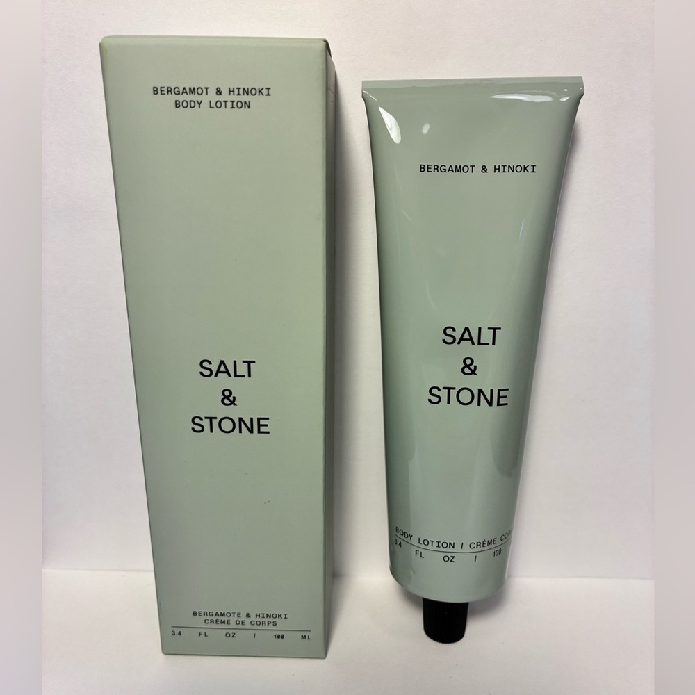 Salt & Stone Bergamot Hinoki Body Lotion Cream de Corps 3.4 Oz BNIB Sealed